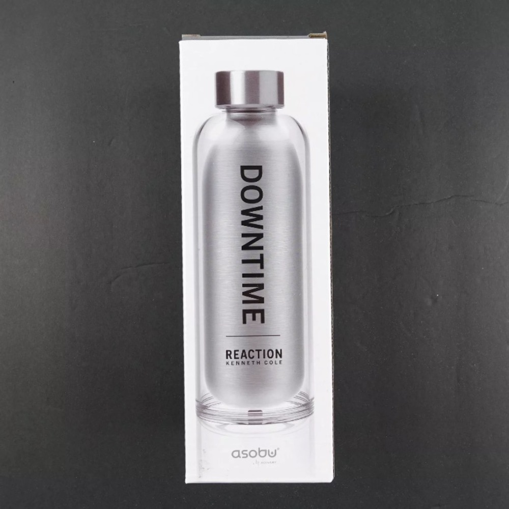 Kenneth Cole Stainless Steel Water Bottle Silver